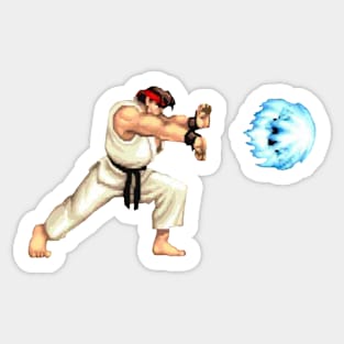 Street Fighter - Ryu - Hadouken Sticker